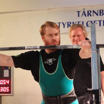 Øjeblikket inden der bliver lavet dansk rekord i squat